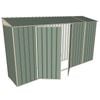 Build-a-Shed 0.8 x 3.7 x 2m Skillion Double Hinged Side Door Shed - Green