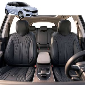 Australian Goose Front Seat Covers for MG 3 2024 - Current (3rd Gen) - PU Leather, Black (2pc)