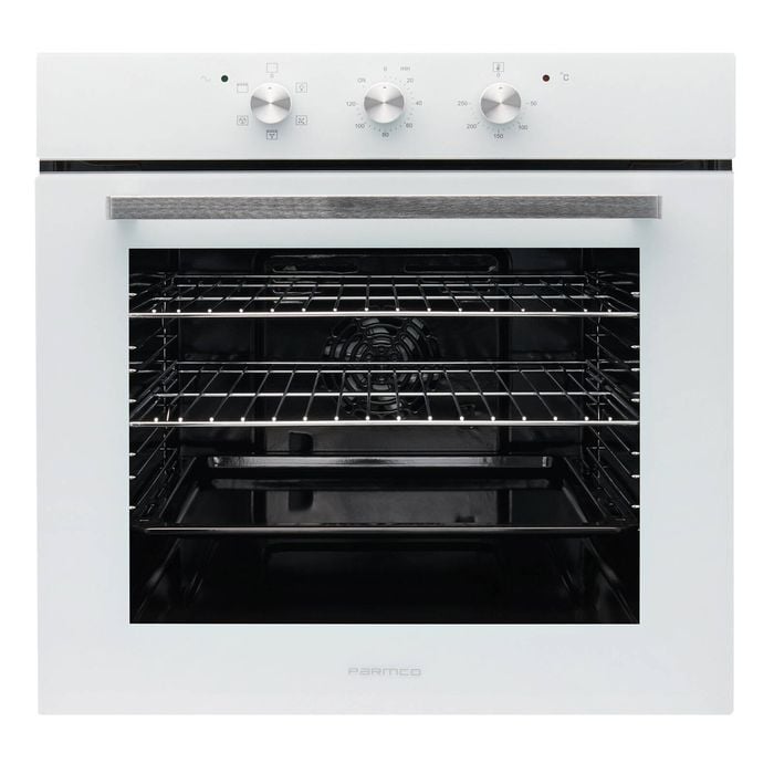 Parmco 600mm 80 Litre White Series 1, 5 Function Oven