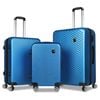 ALFORDSON 3pcs Luggage Trolley Suitcase Set Blue