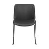 Sabia Arden Pre-Assembled Chair Stackable Office Seating Black Padded Seat