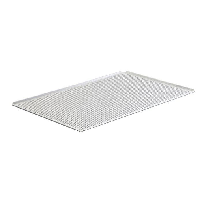 Schneider Perforated Aluminium Baking Tray 4 Sides 45° Rim 600x400x10mm Commercial Kitchen Bakery Sheet Pan