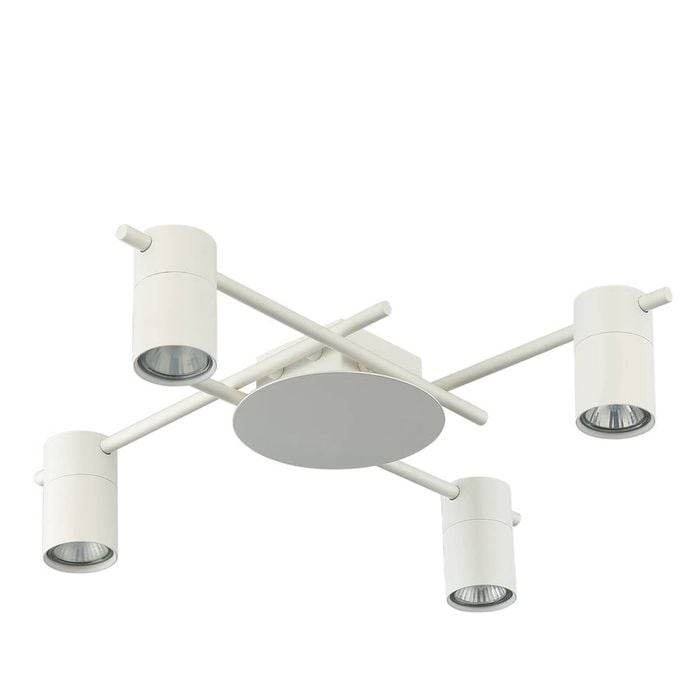 CLA Lighting Tache Interior Spot Ceiling Light (with Adjustable White 4 Heads) IP20