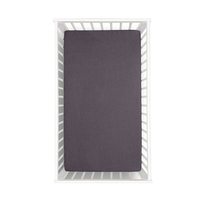 Little Gem Twin Pack Grisaille Hemp Cot Fitted Sheet