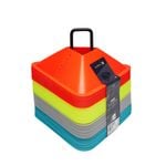 Kipsta Essential Flat Markers - 40-pack - Fluo Blood Orange
