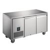 Polar U-series Counter Fridge Premium Double Door 267ltr Stainless Steel Commercial Refrigeration