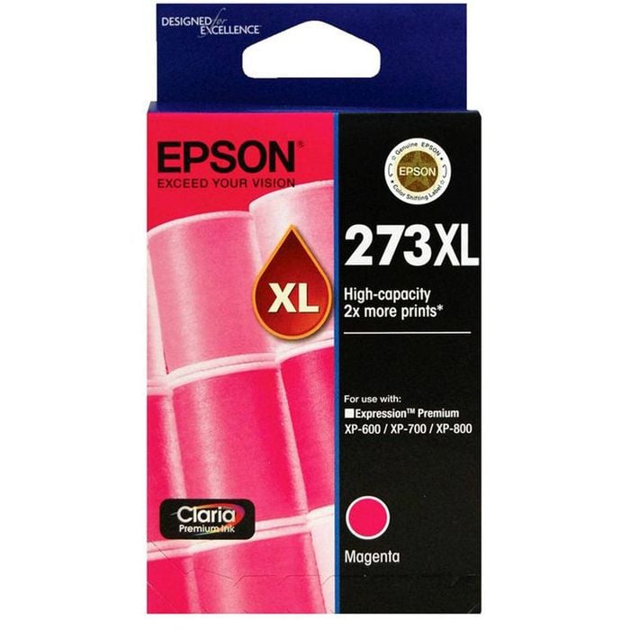 Epson GENUINE Original Epson 273XL Magenta Ink Cartridge High Capacity Claria T275392