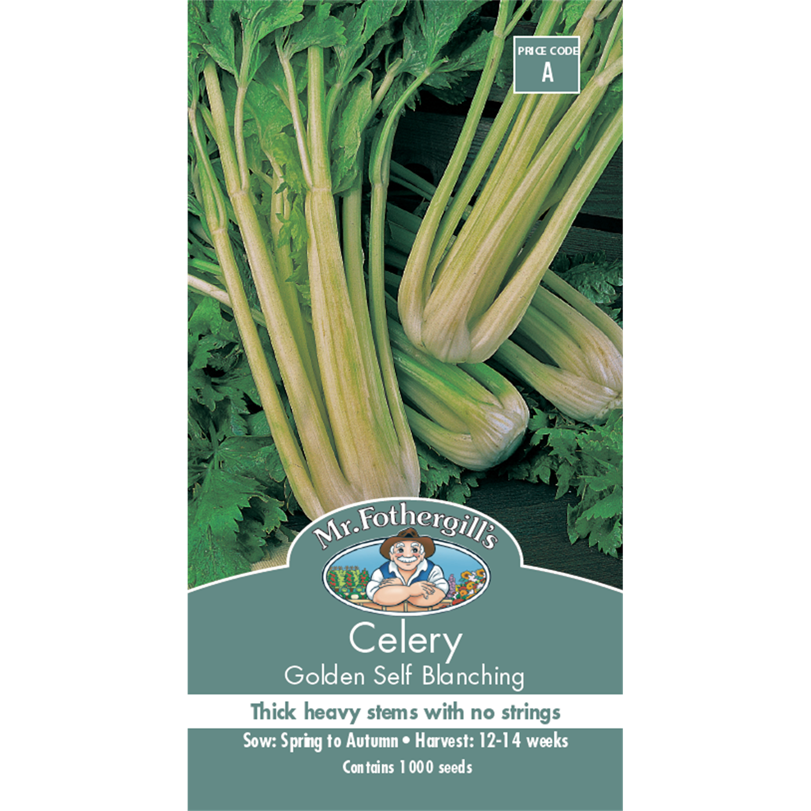 Mr Fothergill's Golden Celery Vegetable Seeds