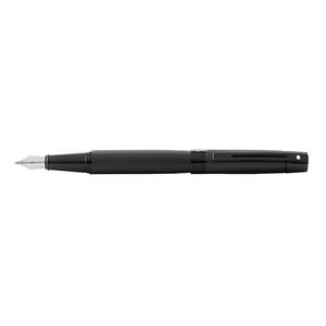 Sheaffer 300 Fountain Pen Writing Office Stationery Med Nib Matt Black Trim