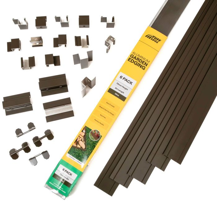75mm Olive Aluminium Edging Kit