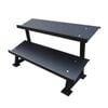 Morgan Rubber Hex Dumbbell Rack - Dlx