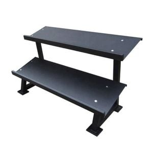 Morgan Rubber Hex Dumbbell Rack - Dlx