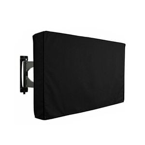 Dust-proof Outdoor Tv Cover 60-65 Inch Flat Television Waterproof Uv Resistant Protector, Built In Remote Controller Storage Po