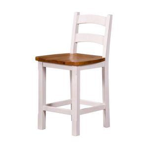 1825 Interiors Tuscan Breakfast Stool Seat Furniture With Back Two Tone