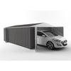 EnduraShed 7.5 x 3.75 x 2.48m Tall Garage Garden Shed - Slate Grey