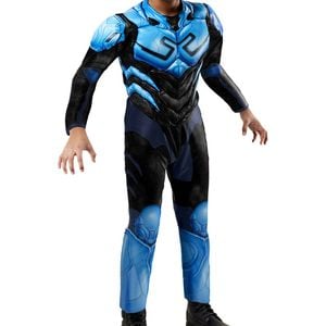Blue Beetle Dc Comics Boys Muscle Chest Costume - 11-13
