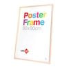 Unigift Wooden/Glass Hanging Poster Picture Photo Frame 60x90cm Natural