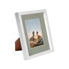 Nicola Spring 8" x 10" White 3D Box Photo Frame - 4" x 6" Mount