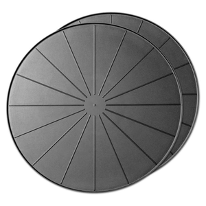 Weathertech 21" Project Mats Round Coasters 2pack - Black