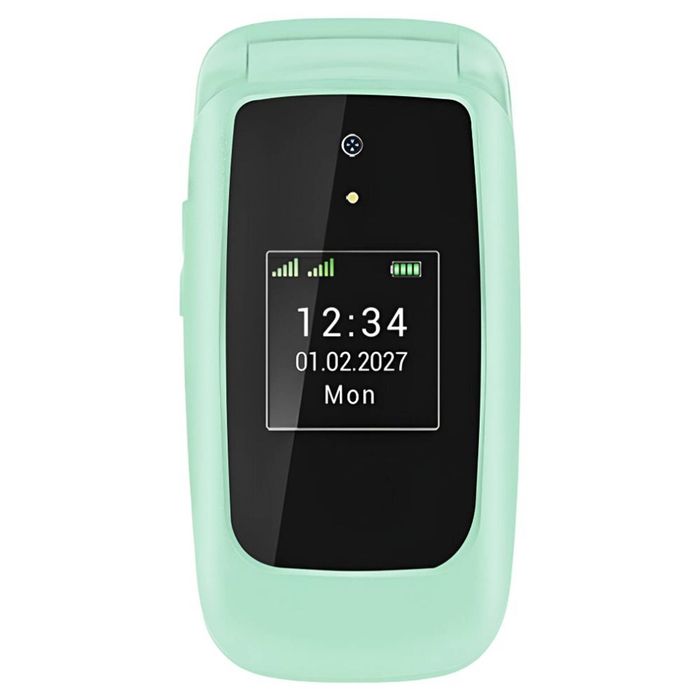Opel Lite Flip 4G (Dual Sim, 2.4-inch, Bluetooth) - Jelly Mint