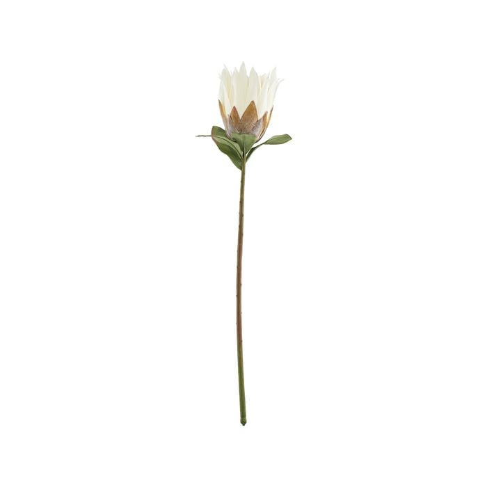 65cm White Queen Protea Artificial Flower
