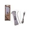 Appetito Eco Traveller's 3 Piece Stainless Steel Cutlery Set