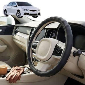 Australian Goose Steering Wheel Cover for Toyota Aurion 2012 - 2017 (XV50) Circle Black