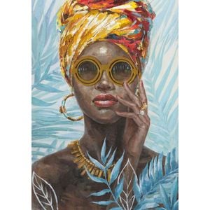 P&P Elegant Ladies Canvas Print - Modern Wall Art for Living Room, Bedroom & Office Decor 70x100cm