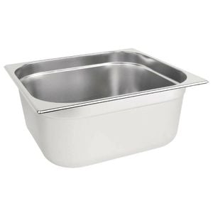 Vogue Gastronorm Tray Stainless Steel 2/3 150mm Commercial Kitchen Food Pan Storage