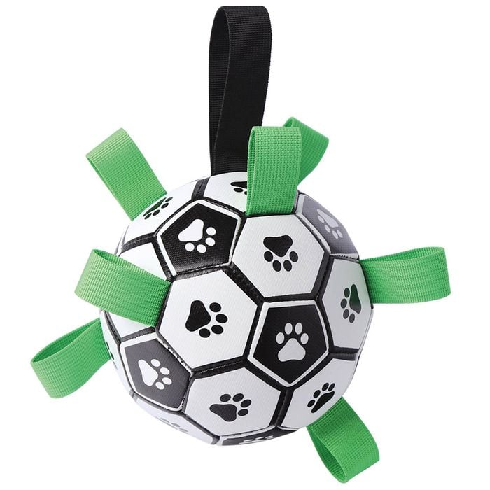 M-Pets 15cm Soccer Ball Toy w/ Pump For Dogs 9-27kg