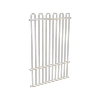 ProtectorAl 350 - 1200 x 1800mm Surfmist Aluminium Loop Top Pool Fence Panel With Mid Rail