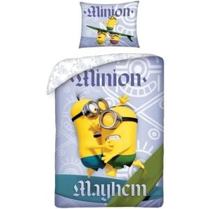 Minions Mayhem Cotton Quilt Cover Set - Single Bed Size