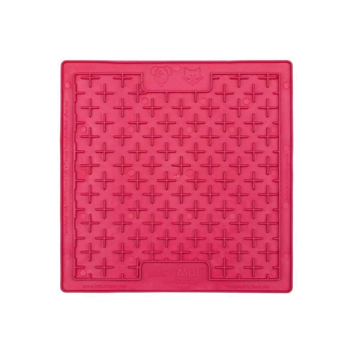 Lickimat 20cm Classic Buddy Cat Food Server Pink