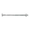 Zenith M6 x 100mm Hot Dipped Galvanised Cup Head Bolt And Nut - Each