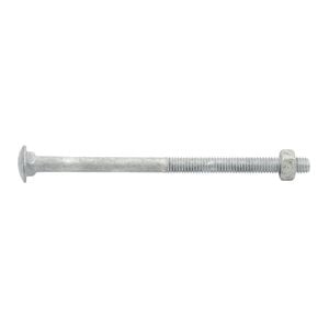 Zenith M6 x 100mm Hot Dipped Galvanised Cup Head Bolt And Nut - Each