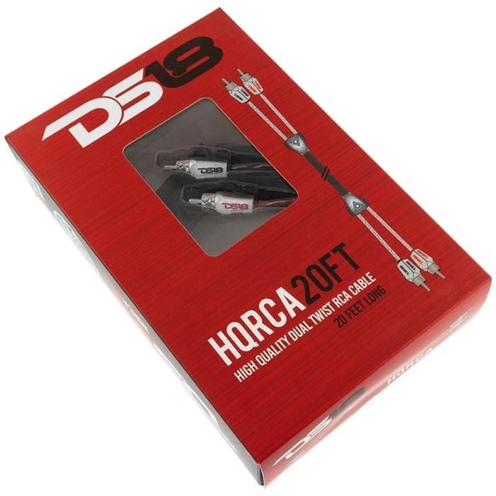 Ds18 Hq Dual Twist Ofc Rca Cable (6m)