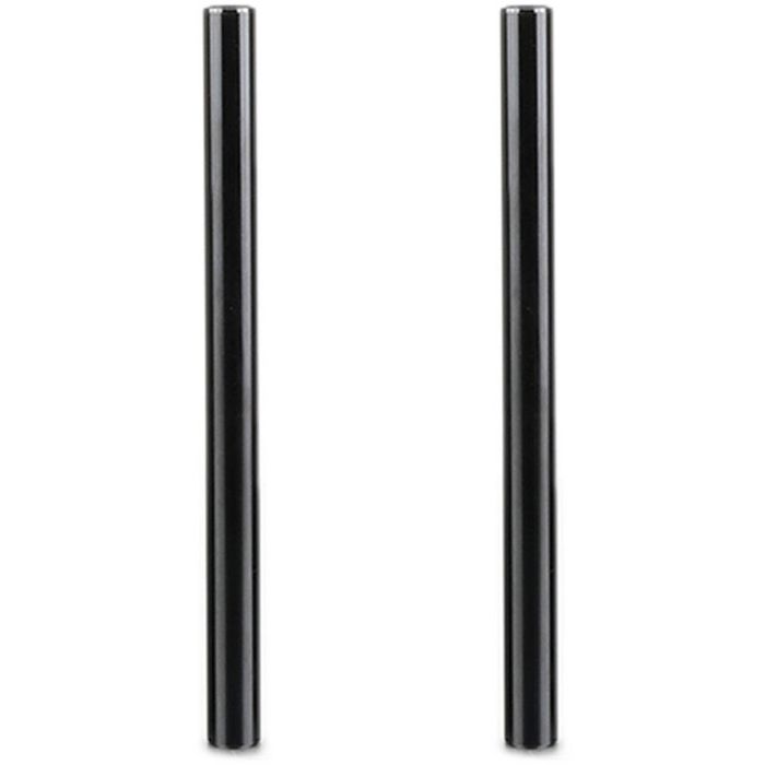 SmallRig 15mm Black Aluminum Alloy Rod (M12-200mm / 8in) (2pcs) 1051
