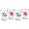 AFL Shot Glass Set of 4 - Adelaide Crows - 50ml