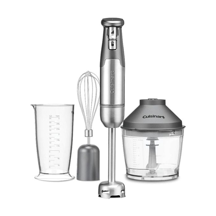 Cuisinart Versamix 800w Electric Hand Blender W/ Storage Case - Stainless Steel