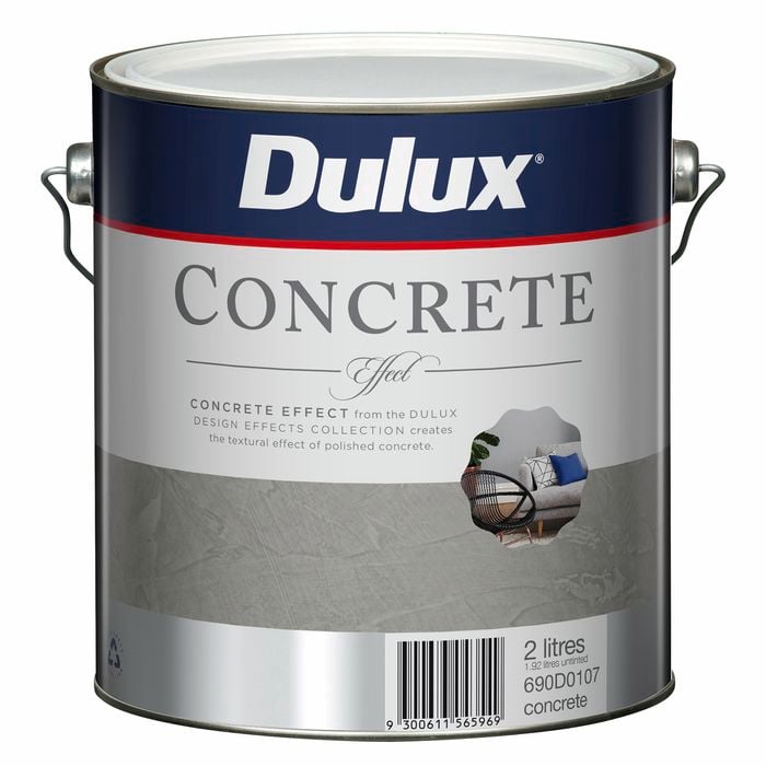 Dulux Design Concrete Effect Paint - 2L