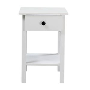 Declan Bedside Table White