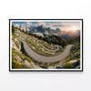 Mountain Road in the Mountains  Print 100% Australian Made 90x60cm  (Poster)