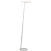 Telbix Faro Modern Standing Floor Lamp Light Foot Switch Metal Acrylic Chrome