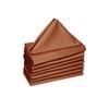 Hoydu Set of 8 Cotton OR Poly Cotton Napkins Copper 40 x 40 cm