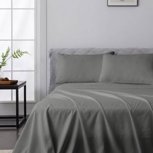 LINENOVA 2000TC Bamboo Blend Sheet Set-Dark grey Queen