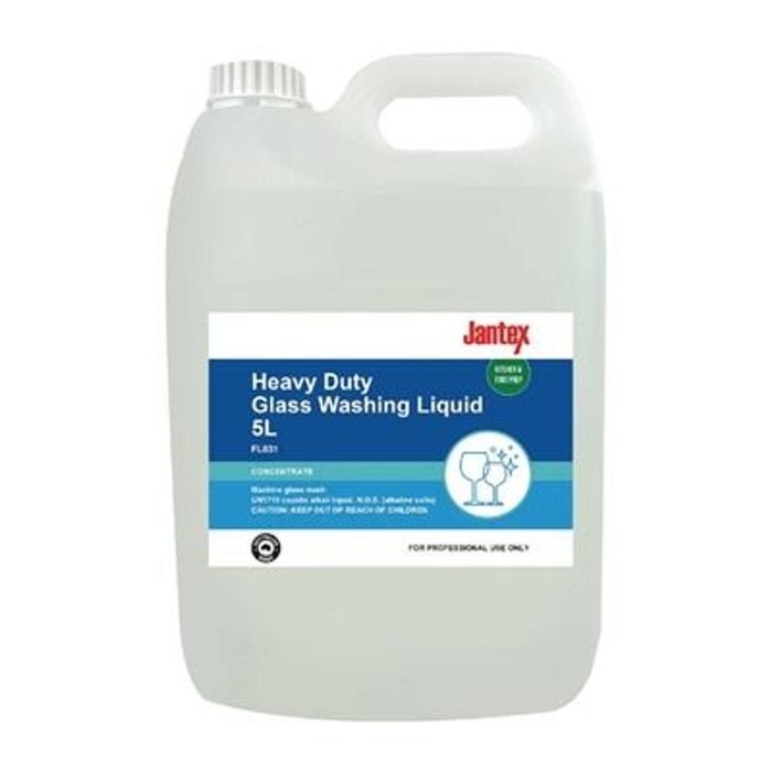 Jantex Glasswashing Liquid Heavy Duty Concentrate 5l