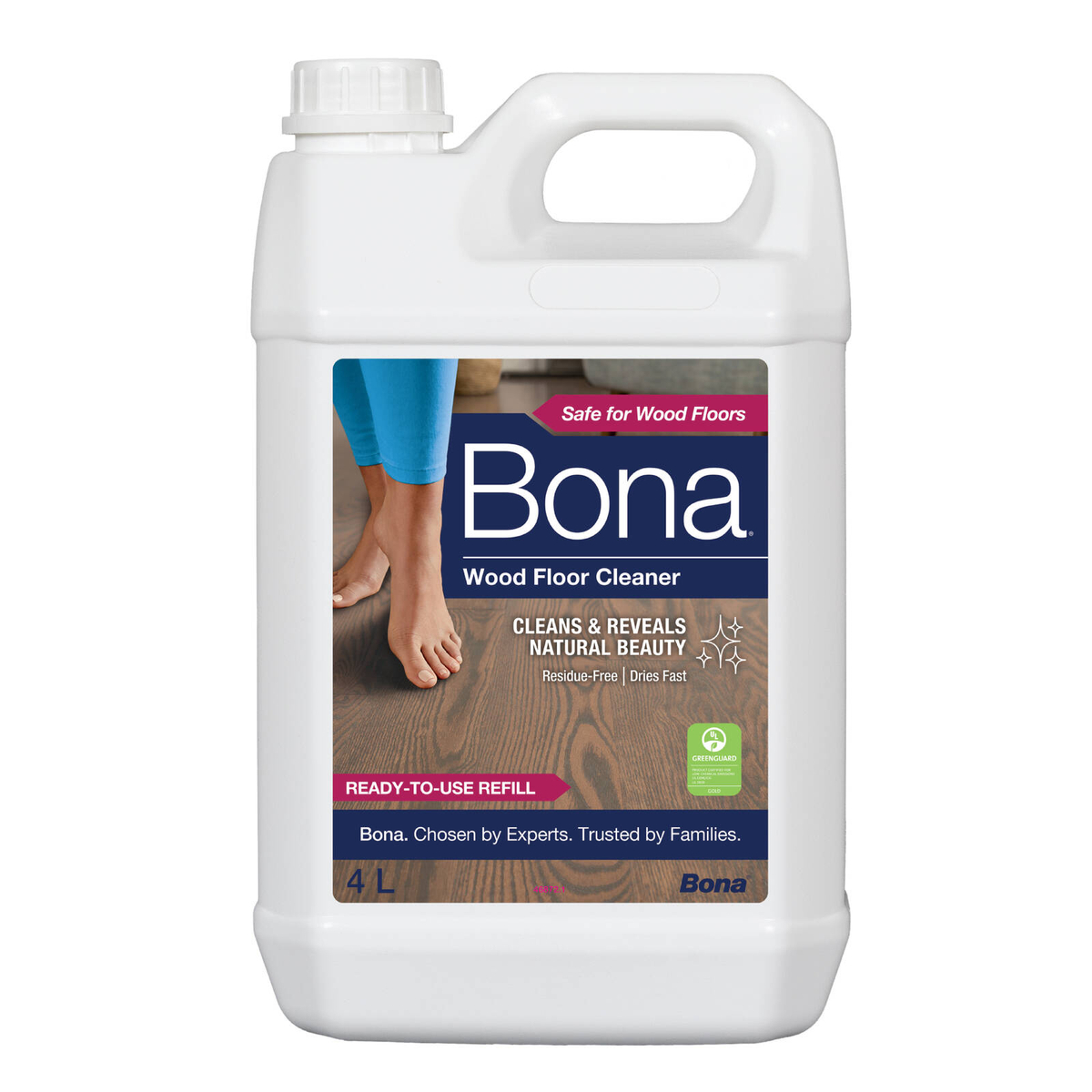 Cleaner Wood Floor Bona 4L Refill - Bunnings Australia