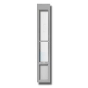 La Luna Pet Care - Medium - Silver - Folding Patio Pet Door Insert