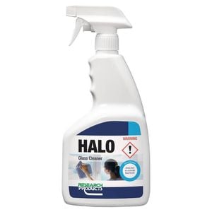Oates Glass Cleaner Research Halo Fast Dry Streak Free 750ml Window Surface Cleaner