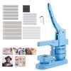 VEVOR Button Maker Machine Blue Plastic Pin with Tinplate Front Shells for DIY Badges
